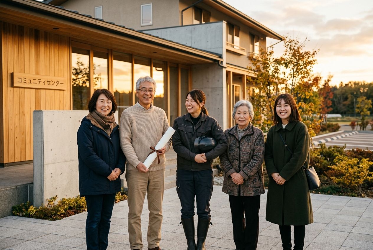写真: 引き渡しの日の一枚